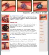 www.abaloriosycuentas.net - Crear joyas o animales con abalorios y cuentas de cristal es uno de las manualidades que mas disfrutaraás aquí puedes ver mis anillos pulseras pendi
