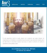 www.acar3.com - Especialistas en sillas y mesas tanto de interior como de exterior para el sector de la hostelería y restauración