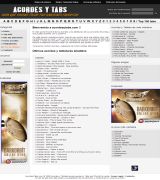 www.acordesytabs.com - Base de datos de acordes tablaturas y partituras para guitarra