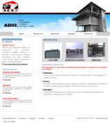 www.adhi.es - Empresa dedicada a la construcción de elementos metálicos cerrajería soldadura y montaje de estructuras cubiertas cerramientos así como hidráulic