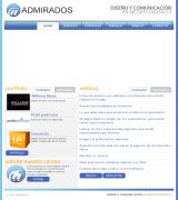 www.admirados.com - Diseño de páginas web para empresas