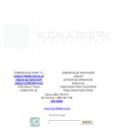 www.alcaladigital.com.mx - Publicidad, servicios de producción musical, vídeo y cine, animación, renta de equipo y dvd master en tijuana y san diego.