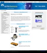www.alphaelectronics.net - Distribuidor de productos electrónicos para hacer reparaciones incluyendo herramientas, instrumentos de medición, textos técnicos y otros.