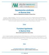 www.alquileramueblado.com.ar - Alquileres amoblados en buenos aires alquiler de departamentos amoblados y equipados en buenos aires argentina