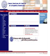 www.amcham.org.do - Organización empresarial que trata de promover el comercio. incluye noticias, información sobre economía, actividades que realizan, discursos, serv