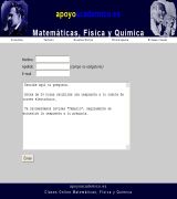 www.apoyoacademico.es - Apoyo academico on line fisica quimica matematicas
