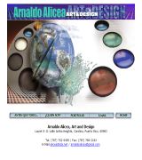 www.arnaldoalicea.com - Artista y diseñador provee varios servicios y productos.