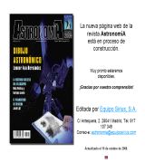 www.astronomia-e.com - Revista de astronomía astrofísica y ciencias del espacio