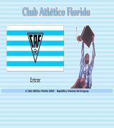www.atletico-florida.com - Institución deportiva fundada en 1922, posee información de la comisión directiva, jugadores, tabla de posiciones.