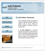 www.audioprofesional.com.ar - Arquitecturas acústicas diseño de estudios de grabación salas de ensayo instalaciones de audio control de ruido mediciones de audio resonadores dif