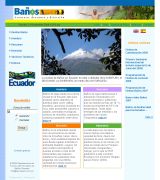 www.baniosadn.com.ec - Informa sobre actividades, servicios turísticos y novedades del cantón baños.