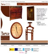 www.berce.es - Dedicada a la venta de artesanía muebles macizos de maderas nobles antigüedades artículos de regalo y decoración