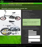 www.bicicletaelectrica.net - Bicicleta eléctrica plegable apache verde av501 bicicleta recargable con motor eléctrico y con mucho diseño