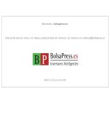 www.bolsapress.es - Primer diario digital bursátil toda la información bursátil al minuto con analistas de prestigio referencia indispensable para inversores inteligen