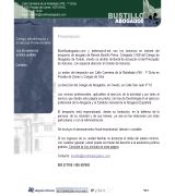 www.bustilloabogados.com - Defensa de la persona de su voluntad y de sus bienes ya sea en las relaciones con otras particulares o con la administración