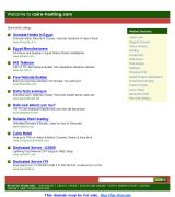 www.cairo-hosting.com - Ofercemos servicio de registro de dominios alojamiento diseño y construcción de páginas web