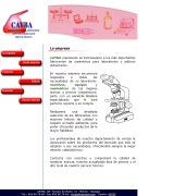 www.caybacb.com - Cayba representa en extremadura a los más importantes fabricantes de suministros para laboratorios y aditivos alimentarios