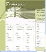 www.centrodemasajes.com - Centro especializado en el cuidado integral del cuerpo masajes tratamientos corporales drenaje linfático reflexología podal envolvimientos en algas 