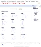 www.clasificadosbolivia.com - Sitio web para publicar avisos on line y gratis de empleos automotores inmuebles y ofertas