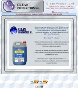 www.clean-production.net - Fabricación de productos químicos de limpieza para distribuidoras y mayoristas del sector industrial hostelero y droguería