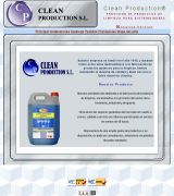 www.clean-production.net - Fabricación de productos químicos de limpieza para distribuidoras y mayoristas del sector industrial hostelero y droguería