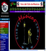 www.clubdemusicos.com.ar - Sitio dedicado a los músicos y su publico guía de espectáculos enseñanza profesionales bandas grupos y enlaces de interés