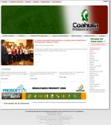 www.coahuila.gob.mx - Sitio oficial del gobierno estatal con información sobre actividades, secretarías estatales y reglamentos vigentes.