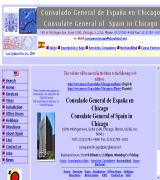 www.consulate-spain-chicago.com - Servicios consulares, información de feriados, horario, ubicación, preguntas frecuentes y enlaces relacionados.