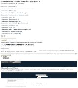 www.consultores10.net - Guía de consultores en distintas ramas y sectores encuentre aquí el consultor que necesita