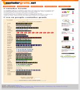 www.contadorgratis.net - Contadores de visitas para páginas webs más de 20 tipos de contadores con diferentes diseños directorio web