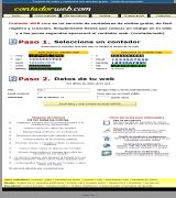 www.contadorweb.com - Contador de visitas gratuitos para webmasters
