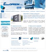 www.coprein.com - Dedicada a la venta de compresores herramienta neumática de la marca atlas copco instalaciones de aire comprimido gas y calefacción y al servicio po