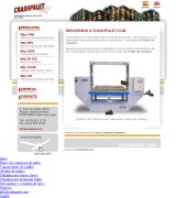 www.crashpalet.com - Presentamos en esta web todos nuestros productos relacionados con la fabricación de maquinaria para la reparación y reciclado del palet de madera