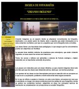 www.creandoimagenes.com.ar - Escuela de fotografía curso básico y avanzado talleres iluminación revelado blanco y negro retrato trabajos en exteriores y en estudio cursos inten