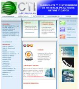 www.ctielectronica.com - Somos una empresa fabricante de material para redes de voz y datos llevamos 20 años en el mercado y entre nuestros clientes se encuentran siemensacke