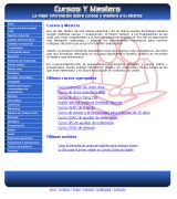 www.cursosymasters.info - Guía de cursos en españa presenciales online y a distancia clasificados por materias