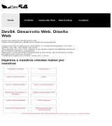 dev54.com - Diseño desarrollo de aplicaciones web y posicionamiento web aspnet asp flash ajax xhtml css programación sistemas visual basicnet bases de datos etc