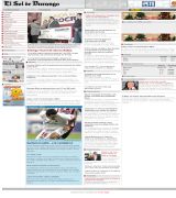 www.diariodedurango.com.mx - Directorio editorial, situación y portada con algunos artículos.