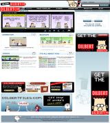 www.dilbert.com - Sitio de los personajes de cómic creados por scott adams dilbert dogbert y coworkers juegos enlaces