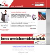 www.dilesmas.com - Publicación de anuncios clasificados. ofrece información de servicios publicitarios y forma para el envío de avisos por parte de los usuarios.