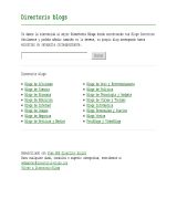 www.directorio-blogs.org - Directorio sin petición de enlace recíproco desde donde poder dar de alta todos los blogs que se deseen muy fácilmente