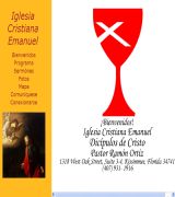 www.discipulosdecristoemanuel.org - Congregación ubicada en kissimmee, fl. contiene programas, sermones, fotos, ubicación y contacto.