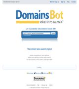 www.domainsbot.com - Buscador de nombres de dominios caducados inglés
