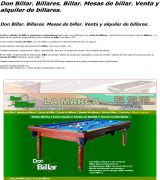 www.donbillar.com - Billares y mesas de billar a la venta o de alquiler