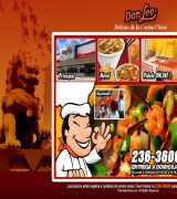 www.donleeonline.com - Cadena de restaurantes chinos de comida rápida, pedidos por internet.