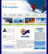www.e-skiargentina.com.ar - Le ofrecemos su viaje hacia los centros de ski mas importantes de la argentina las leñas cerro castor chapelco y el cerro catedral entre otros en los