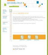 www.ejercitando.com.ar - Sitio web con ejercicios de matematica fisica y quimica con respuesta o desarrollados