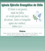 www.ejercitoevangelicodechile.cl - Principales ministerios, organización y directorio de iglesias. también noticias.