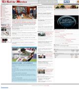 www.elsoldemexico.com.mx - Versión electrónica del diario que cubre la capital y noticias nacionales.