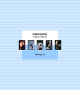 www.embassyofargentina.us - Secciones informativas de asuntos internos e internacionales. noticias, turismos, eventos culturales y listado de oficinas consulares.